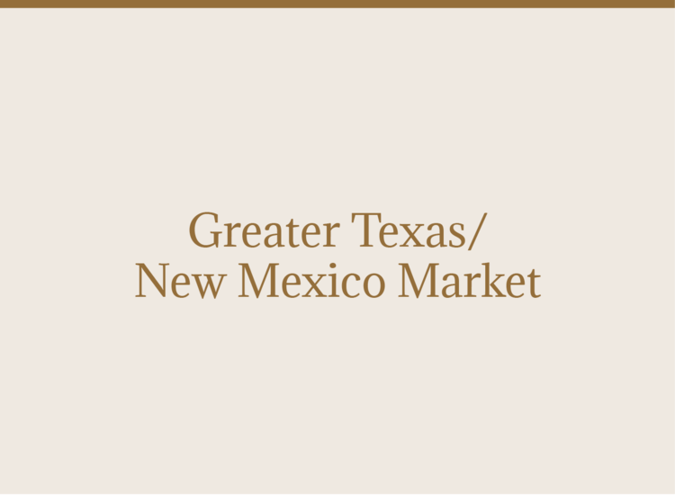 Greater Texas New Mexico Market